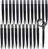 Angoily 25pcs Solar Light Stakes, 5.5X0.55inch Ground Spikes Light Replacement Stakes, Halloween