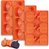 Pumpkin Muffin Mold, 3 Pack Pumpkin Cake Pan Silicone Molds for Thanksgiving Baking, Cupcake Pan