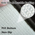 Bathroom Rugs Chenille 3-Piece - Extra Soft Absorbent Shag Bathroom Mats, Machine Wash Non-Slip (Coffee)
