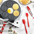 Dinosaur Egg Pan Omelet Pan Silver Dollar Pancake Pan Pancake Maker Breakfast 7-Cups Car Truck Pancake Mold Nonstick Egg Cooker by DAYOOH