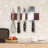 Knife Magnetic Strip, Acacia Wood Powerful Magnetic Knife Holder for Wall - 10 Inch Home Organizer