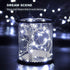 CYLAPEX 24 Pack Cool White Fairy Lights String, 3.3ft 20 LEDs Battery Operated Silver Coated Copper Wire for DIY Decor