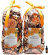 Qingbei Rina Fall Potpourri Bags, Orange Scented Dried Flowers, Autumn Decorative Bowl Filler, 8.4oz