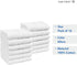 12 Set -100% LANE LINEN PC Wash Cloths Bathroom Cotton Highly Absorbent Washcloths Bulk, Premium Spa & Hotel Quality