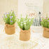 3Pcs Velener Babys Breath Artificial Flowers in Small Burlap Bag Vases -Gypsophila Faux Flowers Farmhouse Home Coffee