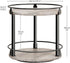 2 Countertop SR22BG YATINEY Lazy Susan Organizer, Rotating Spice Rack, Tier Spice Turntable Organizer, Industrial