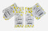 Lemon Kitchen Towels and Pot Holders Set: Colorful Printed "When Life Gives You Lemons, Make Lemonade" on 100% Cotton
