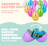 3.15" 24PCS JOYIN Metallic Easter Eggs, Shinny Plastic Eggs Colorful Bulks for Easter Hunt, Filling Treats, Easter