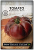 Sow Right Seeds - Brandywine Black Tomato Seeds for Planting - Slicer