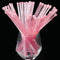 100-PCS Pink Glitter Plastic Swizzle Sticks, Cocktail Coffee Drink Stirrers for Valentines Day Christmas Party, 7.24