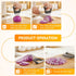 MbsaAO Onion Holder for Slicing, Stainless Steel Onions Slicer with Protective Cover, Vegetable Chopper Onion Slicer