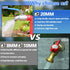 304 3/4 Inch 3/4" Stainless Steel NPT Male Hose Bib,Heavy Duty Outdoor Faucet, Male GHT Threaded, Lead-Free, Full Flow
