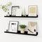 Picture Ledge Shelf, Floating Shelves Set of 2, 24 Inches Solid Wood