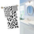 Naanle Set 3 1 Towel+1 Towel+1 Trendy Black and White Leopard Print Soft Luxury Decorative of Towels, Bath Hand