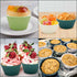 24 Pack Silicone Baking Cups Reusable Muffin Liners Non-Stick Cup Cake Molds Set Cupcake Silicone Liner Standard Size Silicone Cupcake Holder Silicon Cups for Baking Bpa Free (4 Colors) by TTSAM