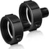 Zonon 2 Pieces IBC Tote Tank Adapter, Garden Hose Drain Plug Connector for Water Tank Hose Connection