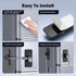 2 Pack Child Proof Refrigerator Door Lock for Kids, White Fridge Lock for Kitchen Freezer, Cabinets, Drawers