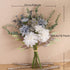 KIRIFLY Artificial Fake Flowers, Silk Flower Arrangements, Wedding Bouquets, Plastic Floral Centerpieces, Purple White