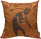 Mugod Kokopelli Throw Pillow Cushion Covers 18 X 18 Inch Ethnic African Deity Decorator Funny Pillows for Sofa