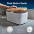 14.25x9.25x7 Sonder Los Angeles Union Large Bread Box | Fits Full Sourdough Loaves and More | Breadbox with Cutting