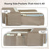 21" 60 Vekkia Reading Pillow for Sitting Up in Bed, Ergonomic Wedge Back Pillow with Multi-Density Foam for Comfortable