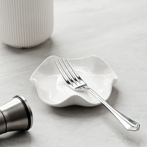 Mfacoy Spoon Rest for Stove Top, 5.3 Inch Ceramic Holder for Kitchen Counter, Heat-Resistant