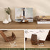 4 Inch Plate Display Stand for Decorative Picture Frame, Dish, Photo, Plaque, Wood Stand for Displaying
