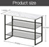 4 3 11.8" 25" 20" Closet Garden you Shoe Rack for Entryway Tiers D x W x H, Metal Shoe Rocks with White Wooden