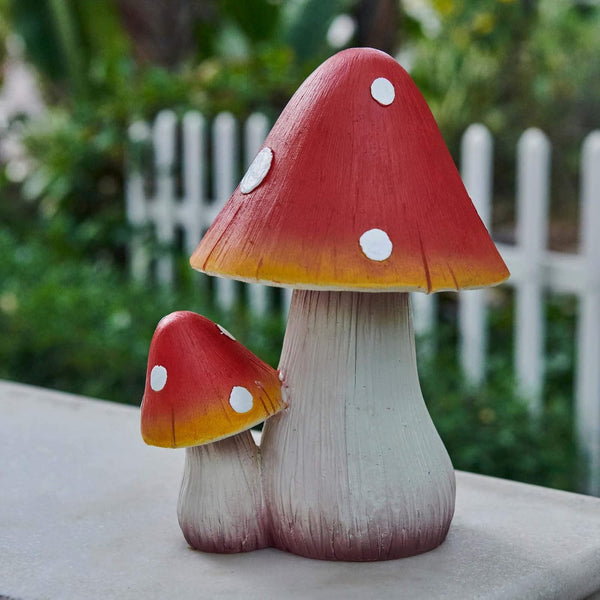 Mushroom Decor Fairy Garden Accessories - Outdoor Garden Decor Mushrooms Ornament for