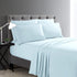 Home Collection Micro Caress Luxurious Sheet Set, 90GSM 4-Piece King Size with 2 Additional Pillowcases, Aqua Color