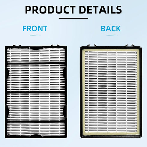 HAPF600 HEPA Filter Replacement for Holmes Air Purifier Filter B, Compatible with HAPF8650, HAP615, HAP625 (3 Filters)