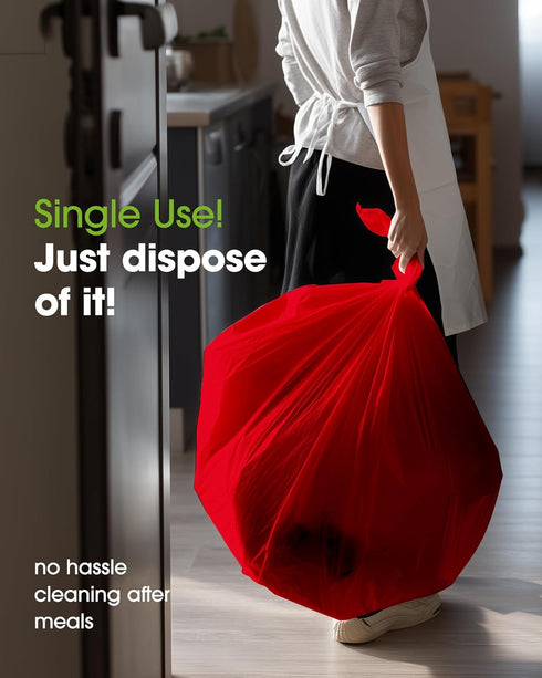 20 Pack, 54 108 Inch Pureegg Plastic Table Cloth Disposable x Table Cloths, Valentines Day, Thanksgiving, Christmas