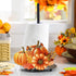 MorningRo Countertop Countertop Thanksgiving Paper Towel Holder Pumpkin Kitchen Decor and Accessories Fall Large Black