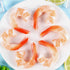 20PCS (1.77Inch) Realistic Artificial Shrimp Cooked Prawn Lifelike Peeled Prawns for Home Kitchen Seafood Market
