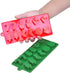 4 pcs (2 Molds + 2 Droppers) Red/Green Christmas Holiday Food Grade Silicone Mold Set for Making Chocolate Candy Ice
