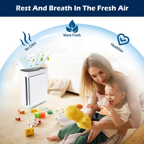 Goodsby Replacement 3-in-1 H13 True HEPA Filter for Levoit Vital 100 Air Purifier, Pack of 2