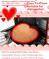 QTECLOR Silicone Heart Shaped Cake Pans, Nonstick Heart Cake Mold for Cakes and Brownies