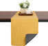 Chitomars Table Runners 55 Inches Long, Dual-Sided Faux Leather Farmhouse Table Runner Waterproof