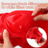 Jumbo Muffin Pan Silicone, European LFGB Cupcake Pan 6 Cups, Non-Stick Deep Baking Pan, Set of 2 Red
