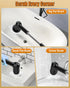 Electric Spin Scrubber - Upgraded Bathroom Cleaning Brush with 2 Speeds, 3 Replaceable Brush Heads & Adjustable Handle
