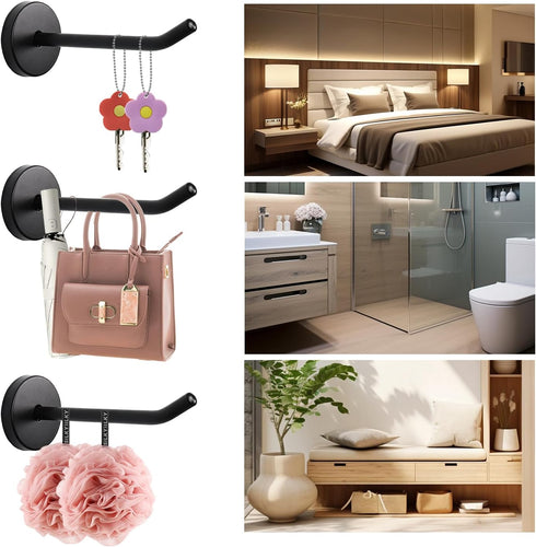 Long Hook Stainless Steel Coat Hook, Robe Hanger Wall Mount Hook, 200mm/8 Length - 2pcs
