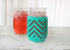 Silicone Mason Jar Sleeve - Fits 16oz (1 Pint) Regular-Mouth Jars | Package of 4 Multicolor