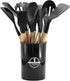 Infinite Kitchen Utensils Set, Silicone Cooking Utensils for Nonstick Cookware, Heat Resistant 392°F, Dishwasher Safe