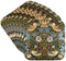 3dRose Soft Coasters William Morris Strawberry Thief Pattern (Set of 8) CST_219390_2