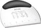 1 pcs Dough Pastry Scraper Chopper/Stainless Steel Dough Scraper Cutter with Ergonomic Rubber Non-Slip Grip
