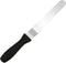 Fat Daddio's Offset Spatula, 8 Inch, Black and Silver