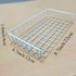 GBYAN Wall Grid Panel Accessories, Wire Grid Baskets Shelf Organizer for Wire Board, White