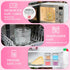 PUSKMAY 4oz (6 pack Mini Mason Jars with Lids, Small Glass Jars with Decorative Accessories, Wide Mouth Glass Storage