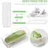 SILIVO Fruit Storage Containers for Fridge (3 Pack) - 1.5L Produce Saver Containers with Removable Drain Tray