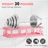 6 Pack Youvip Shower Caddy, Adhesive Shower Shelves with Soap Holder, No Drilling Rustproof Large Capacity pink